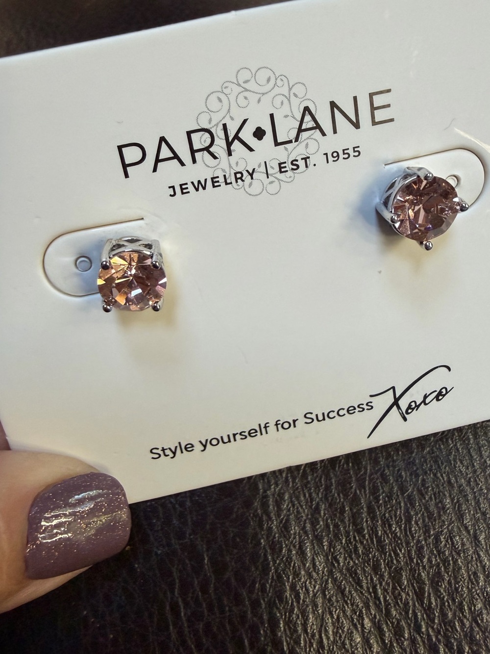 Rare!! Vintage Rose Impression Studs by Park Lane!